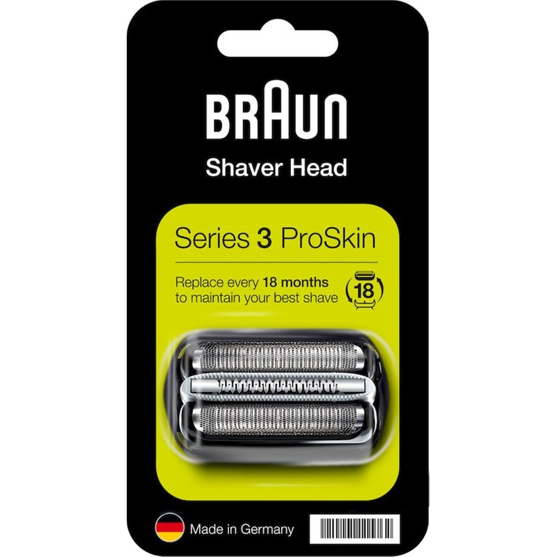 BRAUN Ανταλλακτική Κεφαλή Braun Series 3 ProSkin 32B για Ξυριστική Μηχανή Braun Series 3 ProSkin - 1 Τμχ