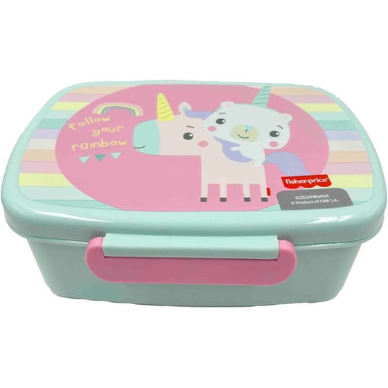 Φαγητοδοχείο Gim Micro Fisher Price Unicorn Πράσινο image 0