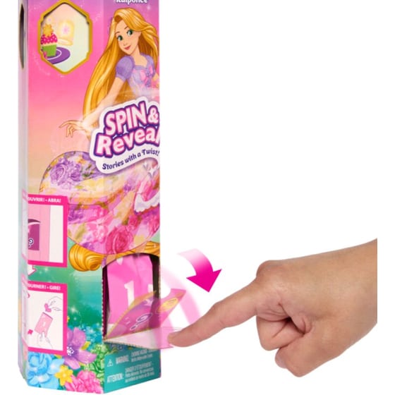 Κούκλα Disney Princess Spin & Reveal - Ραπουνζέλ image 4