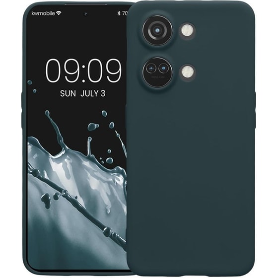 Θήκη OnePlus Nord 3 - Kwmobile με Πλαίσιο Κάμερας - Γκρι image 0