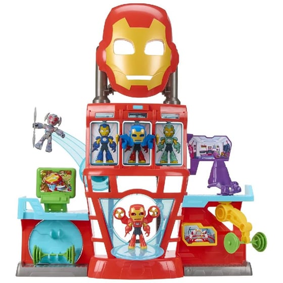 Playset Hasbro Marvel Iron Man and His Amazing Friends Quarters image 1