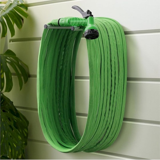Λάστιχο Ποτίσματος Navaris Flexible Garden Hose Επεκτεινόμενο 15 έως 30m - Πράσινο image 1