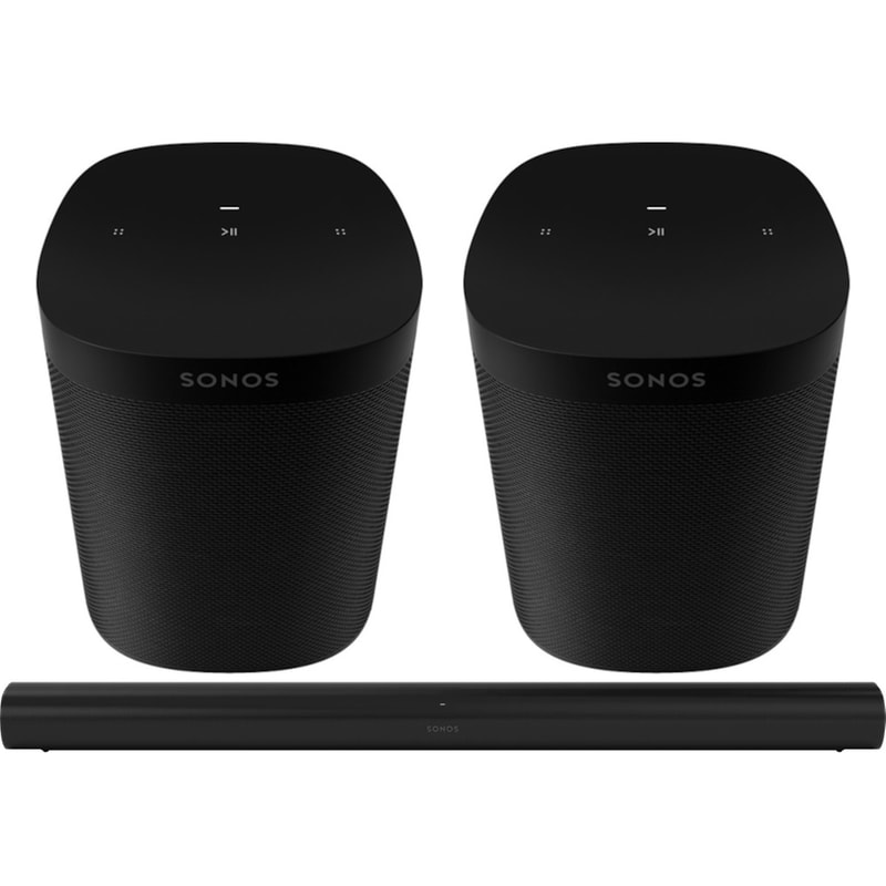 SONOS Sonos Arc Soundbar 5.0.2 + 2 Ηχεία Sonos One SL - Μαύρο