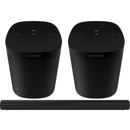Sonos Arc Soundbar 5.0.2 + 2 Ηχεία Sonos One SL - Μαύρο