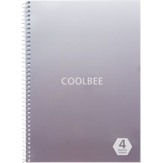 Τετράδιο Σπιράλ Coolbee Χάρτινο 17x25cm 4 Θεμάτων Notes (1 Τεμάχιο) image 1