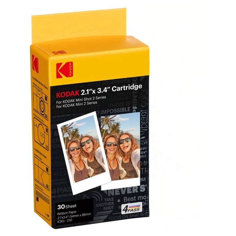 Kodak Mini Shot Combo Printers Cameras C210/C210R Φωτογραφικό Χαρτί Instant 5.3 x 8.6 cm - 30 Φύλλα