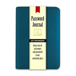 Password Journal: Caribbean Blue