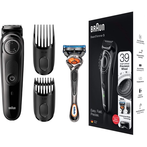 BRAUN BT3242 Σετ Περιποίησης Επαναφορτιζόμενο Μαύρο image 1