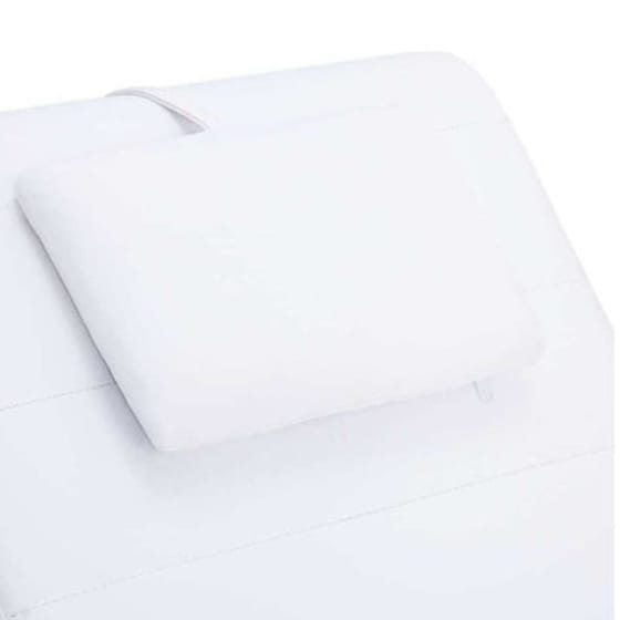 Πολυθρόνα Μασάζ VidaXL από Τεχνητό Δέρμα - Λευκή image 2