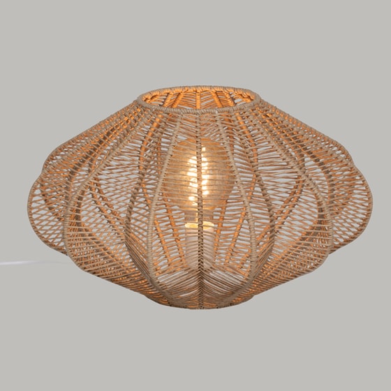 Πορτατίφ Spitishop Μεταλλικό Φ44x25 cm - Μπεζ image 2