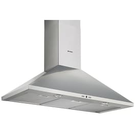 PYRAMIS Τετράγωνη Plus 06503800 60cm Inox Απορροφητήρας Καμινάδα - Τζάκι