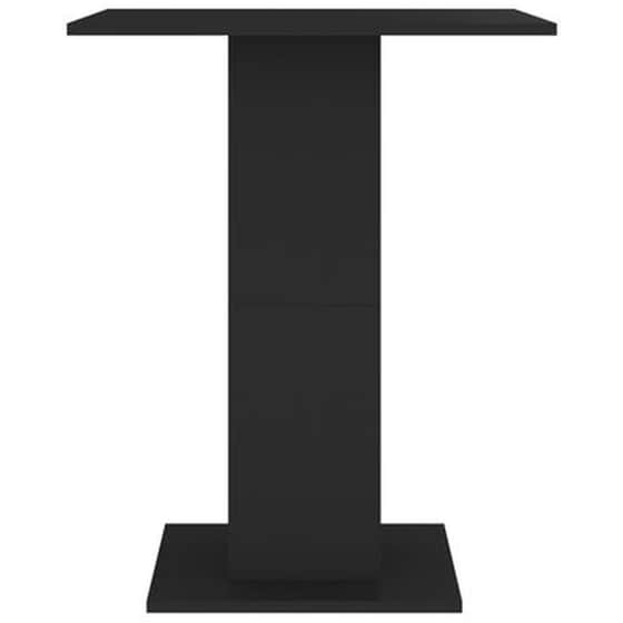 Τραπέζι Vidaxl Bistro από Μοριοσανίδα 60x60x75 cm - Μαύρο image 1