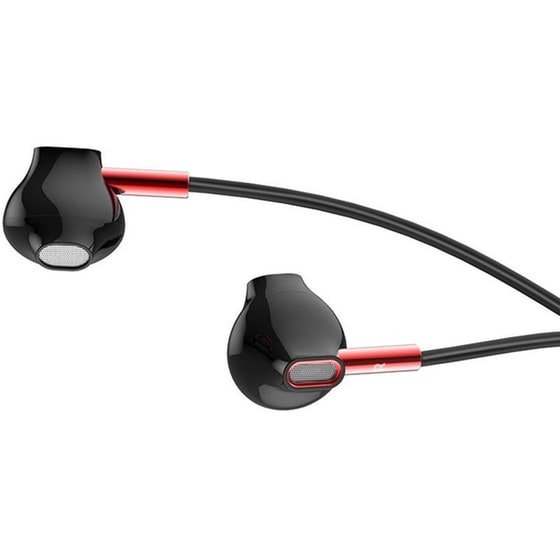 Hands Free Hoco M57 Sky Sound Earphones Stereo 3.5 Mm Μαύρα Με Μικρόφωνο Και Πλήκτρο Λειτουργίας image 1