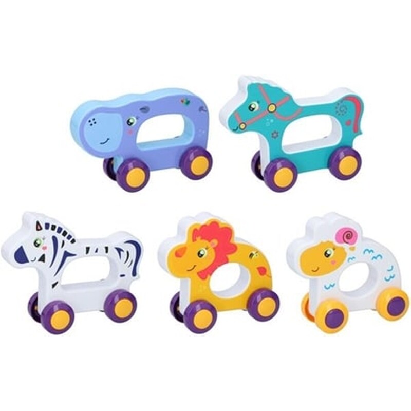 Ζωακια Αυτοκινητο Pushn Go Abs Lets Play 5ass Dsg Cbw 125gr 17,1xx6x13,6cm