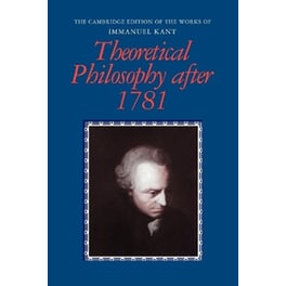 Theoretical Philosophy after 1781