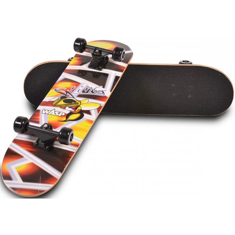 Skateboard Byox 3006 B59 Wasp 79×20.5x10cm – Με σχέδιο