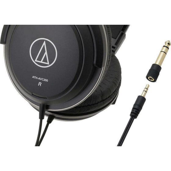 Audio Technica ATH-AVC200 Ακουστικά Κεφαλής - Μαύρα image 3