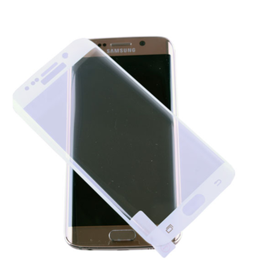 Προστατευτικό οθόνης Volte-Tel 3D Full Face Tempered Glass White (Galaxy S6 Edge Plus) image 0