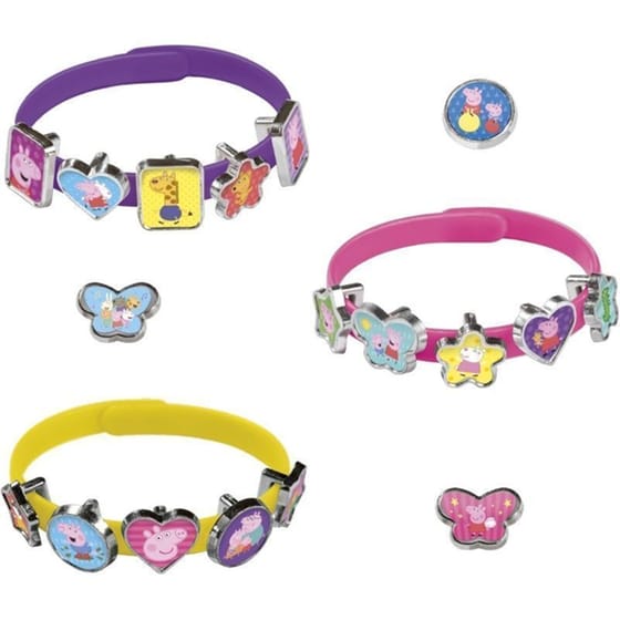 Σετ Κατασκευής Κοσμημάτων Totum Peppa Pig 3 Bracelets & 18 Charms image 2