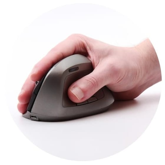 Ordissimo Vertical Ergonomic Wireless Ασύρματο Ποντίκι Γκρι image 0