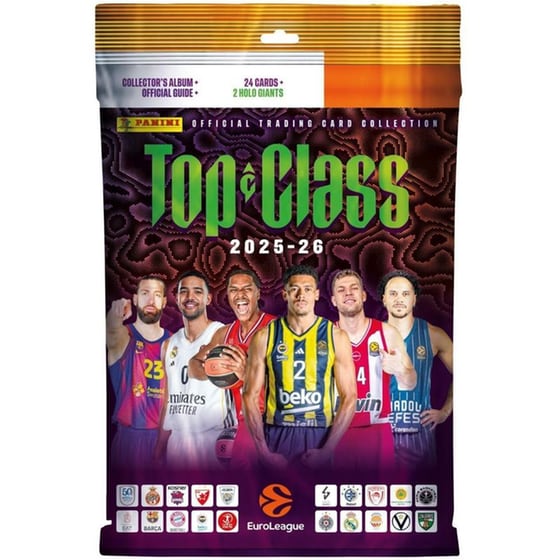 Panini Κάρτες Euroleague Top Class 2026 Starter Pack image 0