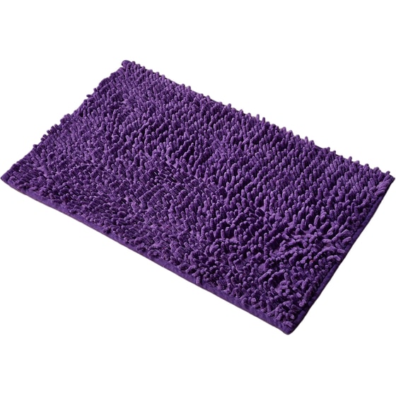 Πατάκι Μπάνιου Whitegg Ορθογώνιο από Πολυεστέρα 40x60 cm - Μωβ image 0