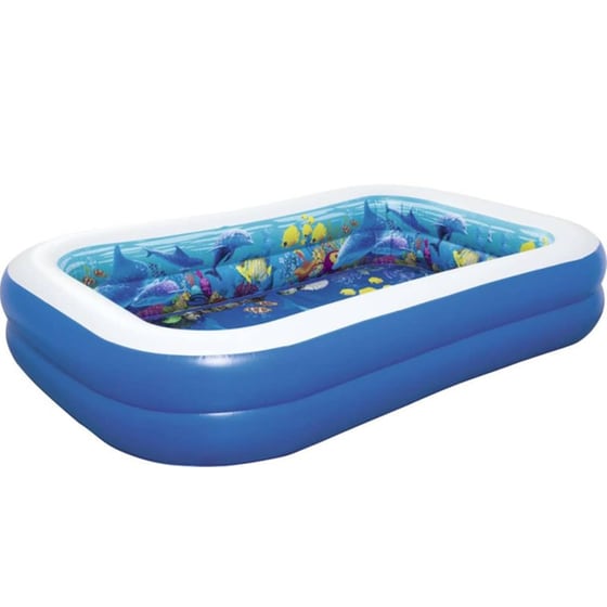 Φουσκωτή Οικογενειακή Πισίνα Bestway Undersea Adventure 54177 778 Lt - Μπλε image 1