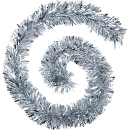 Xριστουγεννιάτικη Γιρλάντα Spitishop A-s Tinsel 184443 200x15cm 1 Τμχ - Ασημί