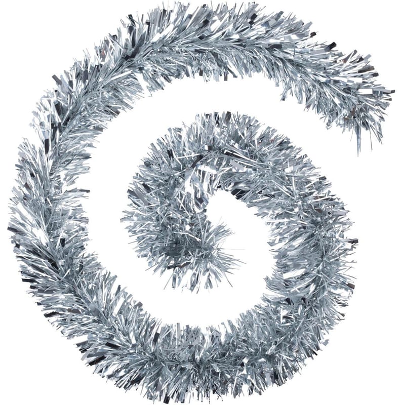 Xριστουγεννιάτικη Γιρλάντα Spitishop A-s Tinsel 184443 200x15cm 1 Τμχ - Ασημί