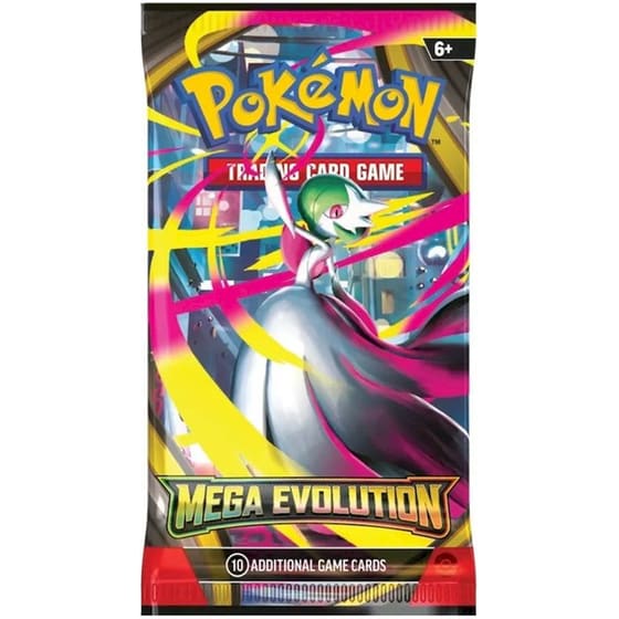 Pokémon TCG: Mega Evolution Booster 1 Φακελάκι - Τυχαία Επιλογή Σχεδίου image 1
