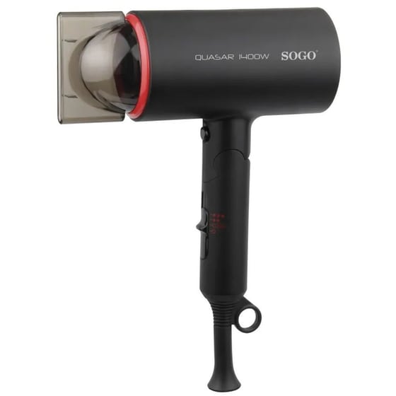 Σεσουάρ Μαλλιών SOGO SEC-SS-3680 1400 W Μαύρο image 0