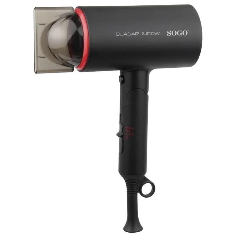 Σεσουάρ Μαλλιών SOGO SEC-SS-3680 1400 W Μαύρο