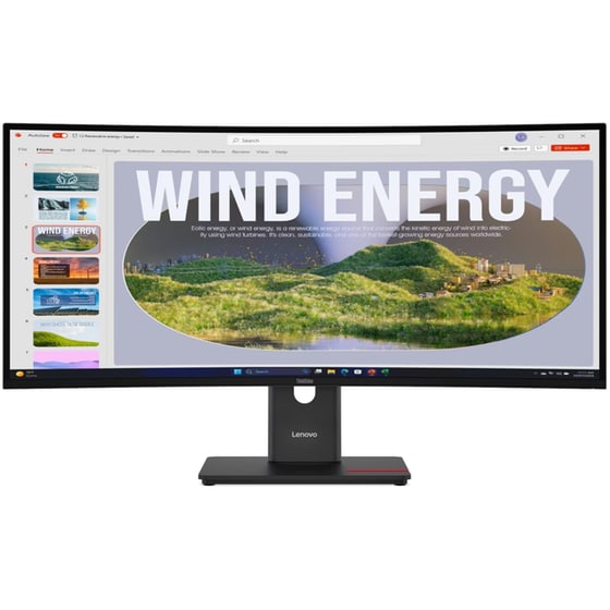 Lenovo ThinkVision T34WD-40 34" Quad HD VA 120Hz 6ms image 0