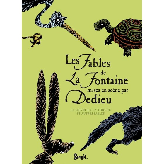 Fables de La Fontaine Mises En SC'ne Par Dedieu. Le Li'vre Et La Tortue Et Autres Fables(les) image 0