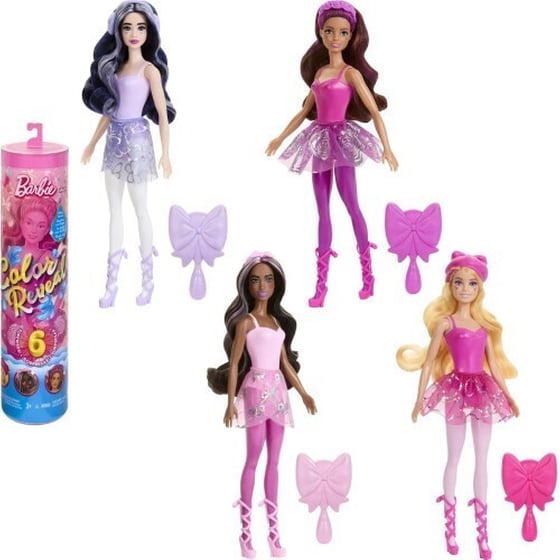 Παιχνιδολαμπάδα Mattel Barbie: Color Reveal – Ballet Dancer Doll Διάφορα Σχέδια (HRK17) image 2