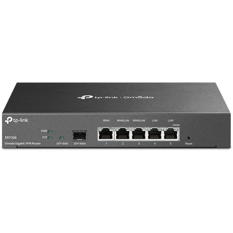 TP-LINK TP-Link ER7206 Multi-WAN VPN Router Ενσύρματο με 5G Ports