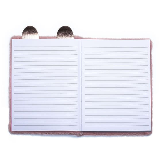 Σημειωματάριο Posh+Pop Fur Rose Gold Ears image 3