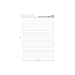 Ανταλλακτικά Φύλλα A4 Filofax Υπενθυμίσεις