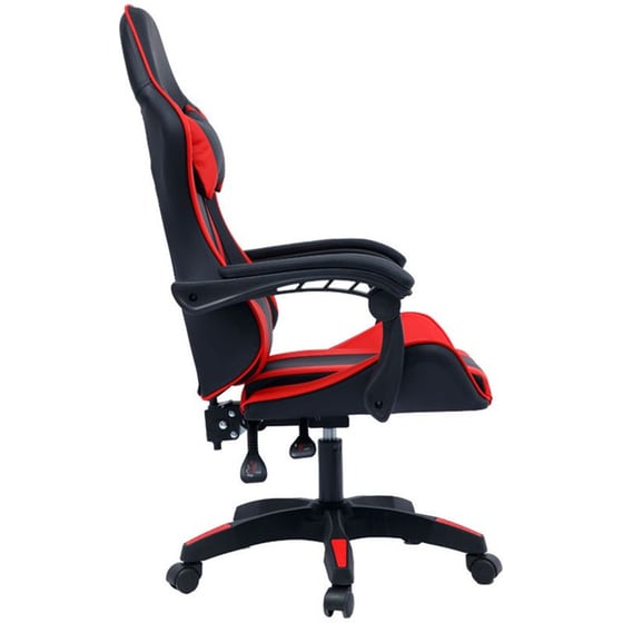Καρέκλα Γραφείου Gaming William Pakoworld Pu Μαύρο-κόκκινο – 275-000012 image 1