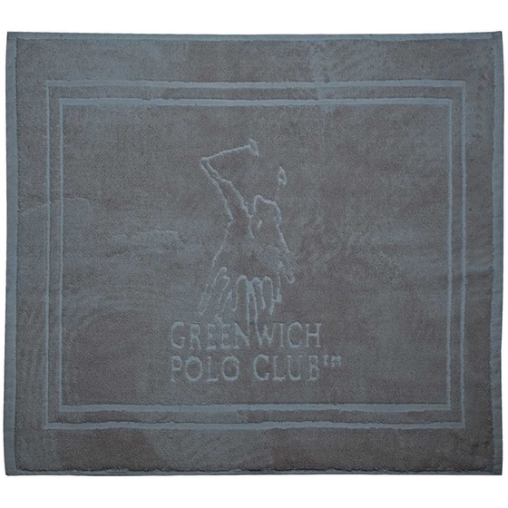 Πατάκι Μπάνιου Greenwich Polo Club 3041 Ορθογώνιο Βαμβακερό 50x70 cm - Γκρι image 0