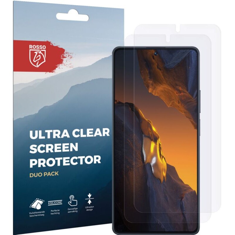 Προστατευτικό Οθόνης Xiaomi Poco F5 - Rosso Ultra Clear Screen Protector - 2 τμχ