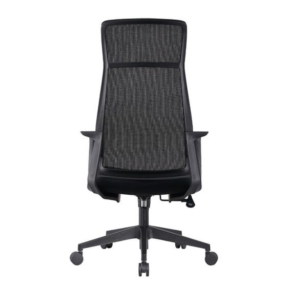 Καρέκλα Γραφείου Liberta Opra από Mesh - Μαύρη image 3