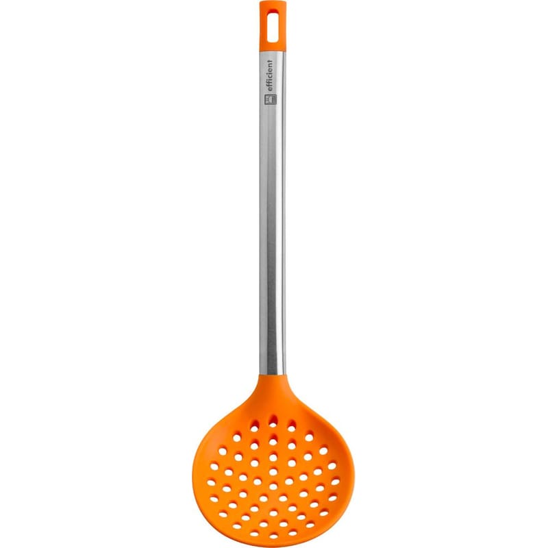 Τρυπητή Κουτάλα Bra Efficient A195003 από Ανοξείδωτο Ατσάλι, Σιλικόνη Νάιλον - Πορτοκαλί