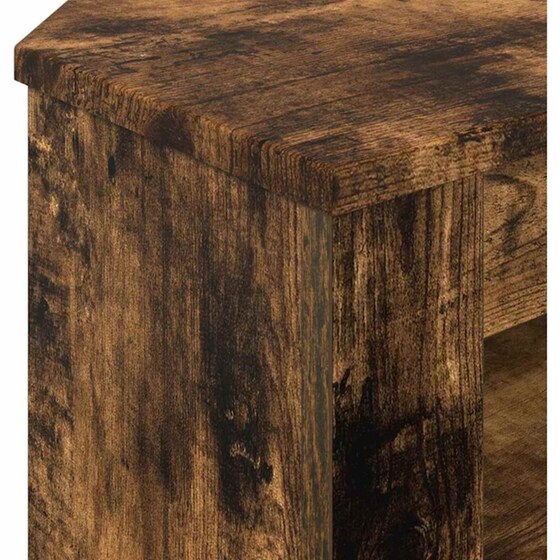 Έπιπλο Τηλεόρασης VidaXL Γωνιακό 102 x 40,5 x 45 cm - Καπνιστή Δρυς image 7