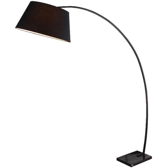 Φωτιστικό Δαπέδου Aca Decor Lennon Mf11185bk από Mέταλλο/Ύφασμα - Μαύρο image 0