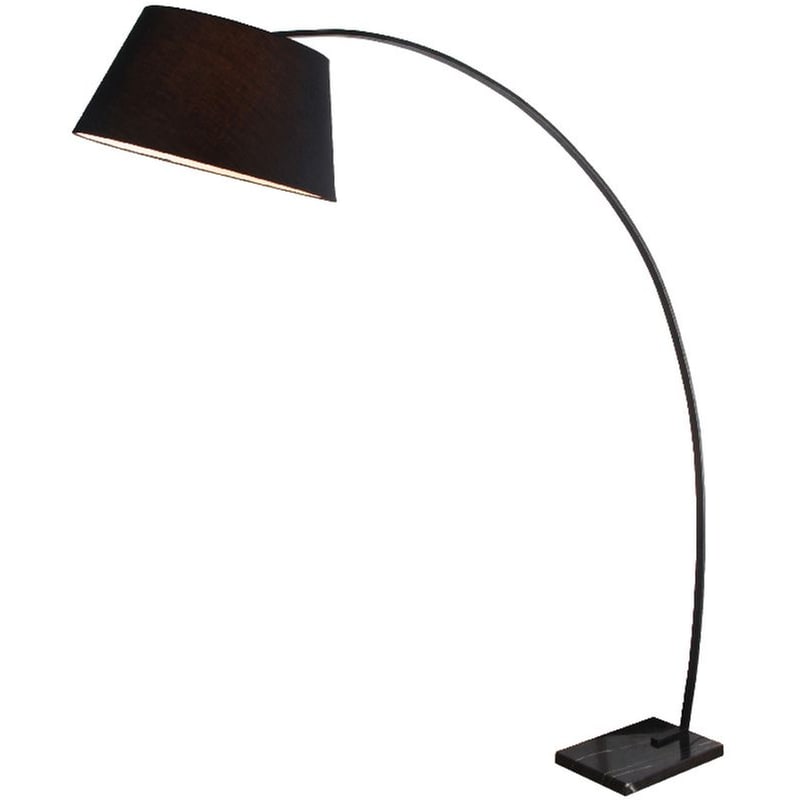ACA DECOR Φωτιστικό Δαπέδου Aca Decor Lennon Mf11185bk από Mέταλλο/Ύφασμα - Μαύρο