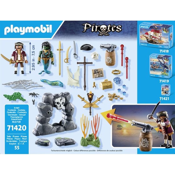 PLAYMOBIL® Pirates Πειρατές και Κυνήγι Θησαυρού (71420) image 3