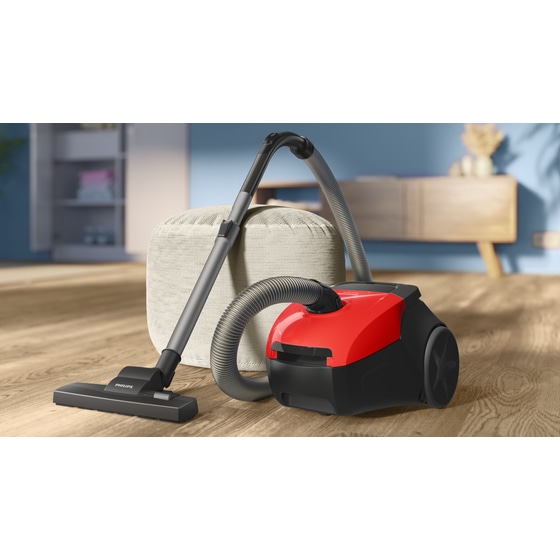 PHILIPS XD1111/10 750 W με Σακούλα 3 L Κόκκινο Ηλεκτρική Σκούπα image 9