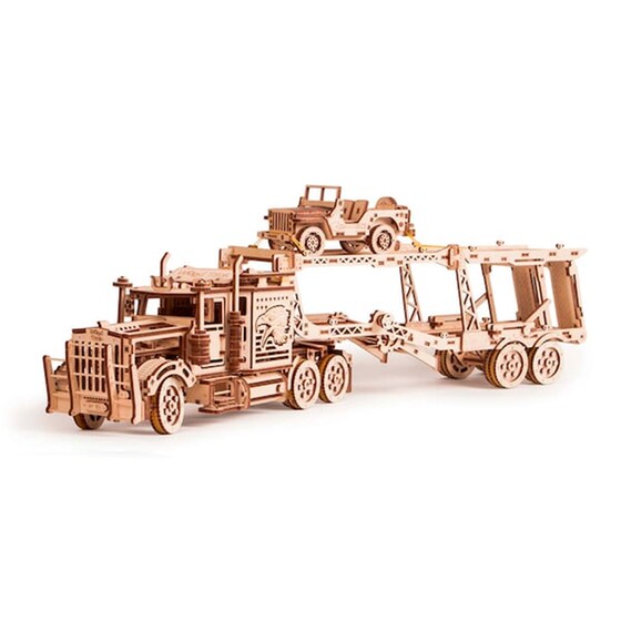 Ξύλινο Παιχνίδι Κατασκευής Wood Trick (big Car Trailer).προσθήκη Για Το Μοντέλο Big Rig image 5