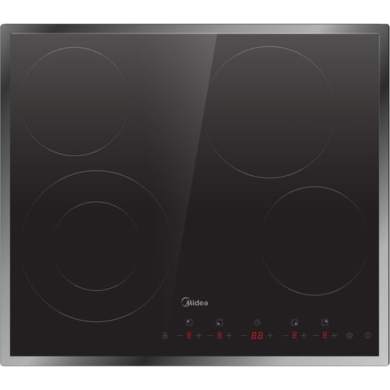 MIDEA MCH702F298K0FRX 59 cm Μαύρο Εστία Κεραμική Αυτόνομη image 0
